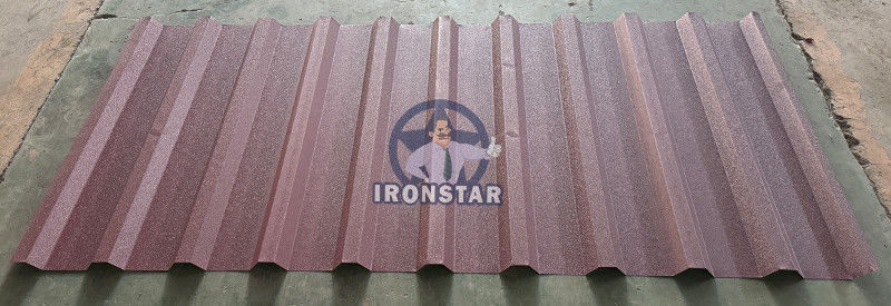5 rib and 6 rib trapezoidal sheet double layer roll forming machine in Hungary