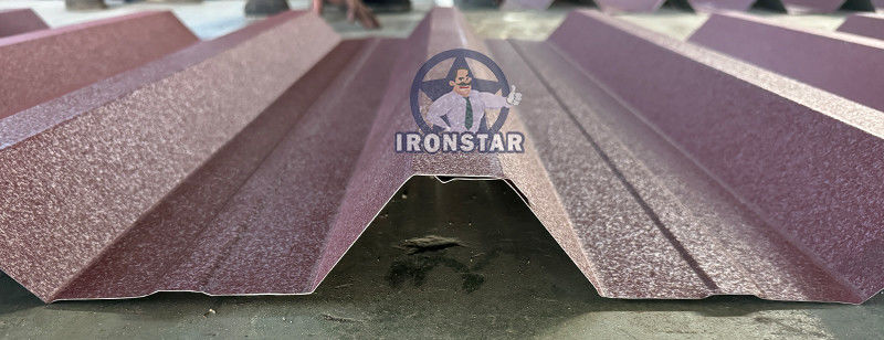 5 rib and 6 rib trapezoidal sheet double layer roll forming machine in Hungary