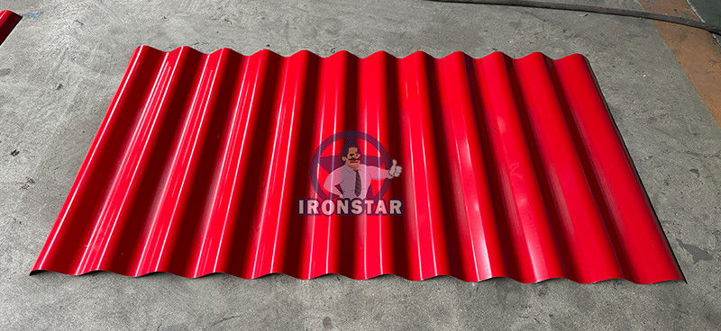 840 trapezoidal sheet and 836 corrugated double layer roll forming machine for Bolivia