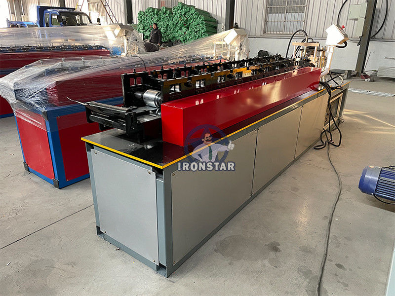 Punching holes omega profile roll forming machine for US Omega profile roll forming machine Top hat roll forming machine