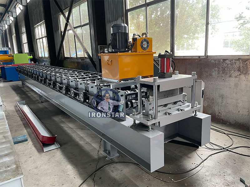 Wall cladding sheet roll forming machine