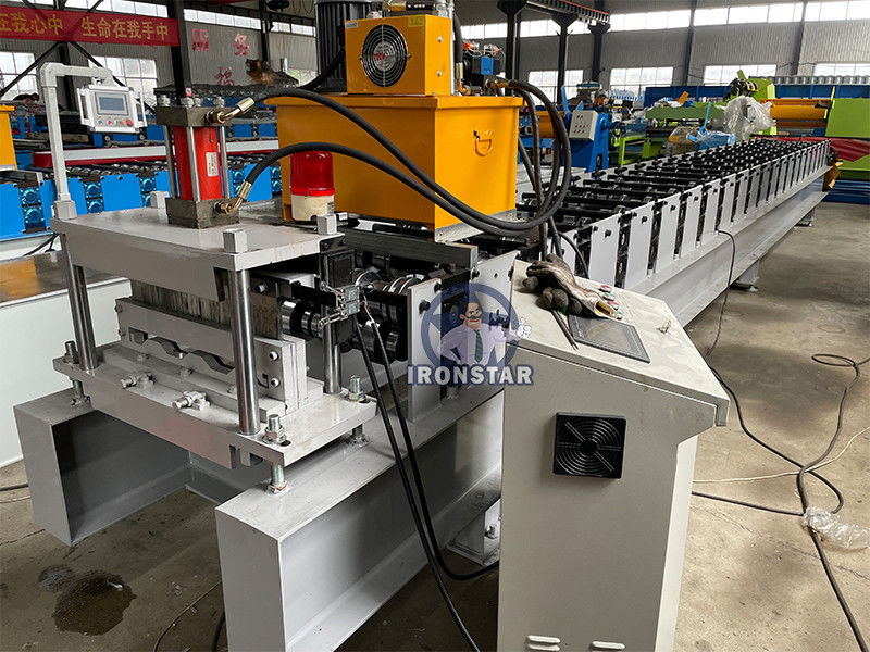 Wall cladding sheet roll forming machine