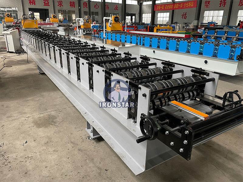 Wall cladding sheet roll forming machine