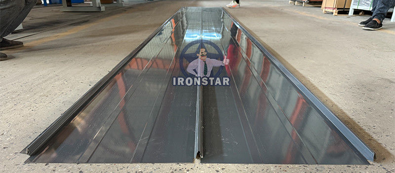 Wall standing seam snap lock roll forming machine in CANADA standing seam metal roof machine
