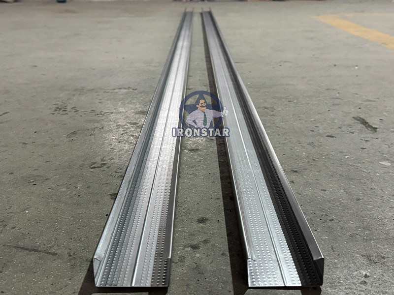 “Ironstar Albania Popular CD UD CW UW Combined Roll Forming Machine Automatic Metal Stud and Track Forming Equipment Drywall C U Channel Profile Production Line Gypsum Drywall Making Machinery”