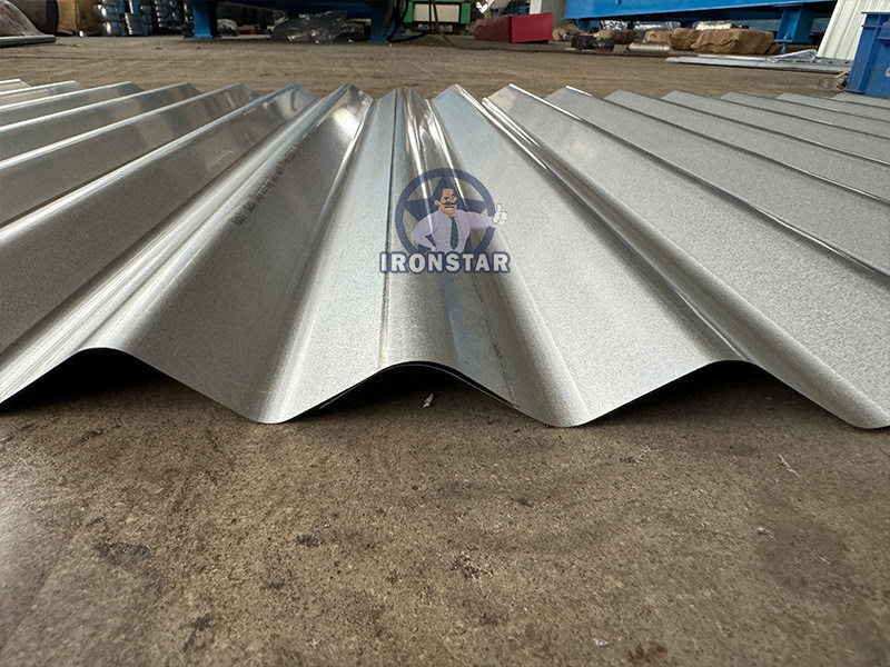 “850 Corrugated Roofing Sheet Roll Forming Machine Full Automatic Wave Tile Making Machinery for Building Materials"