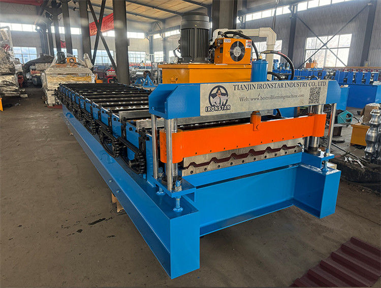 PBU panel roof sheet roll forming machine in US