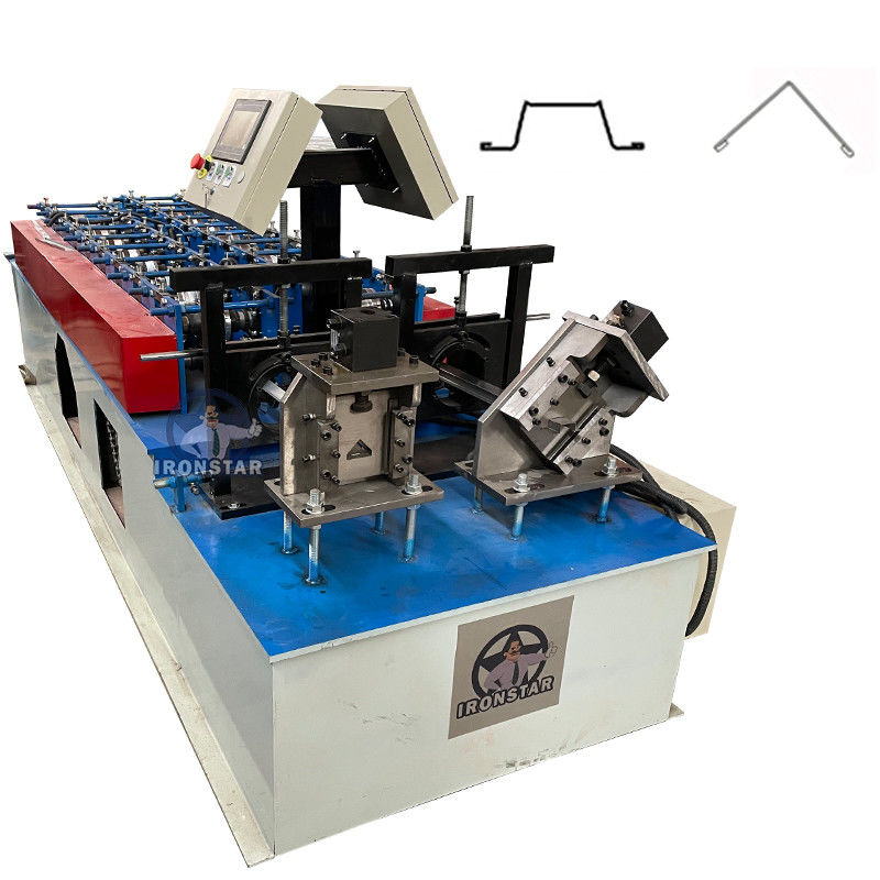 Angle bead and Omega batten 2 in 1 roll forming machine in ethopia