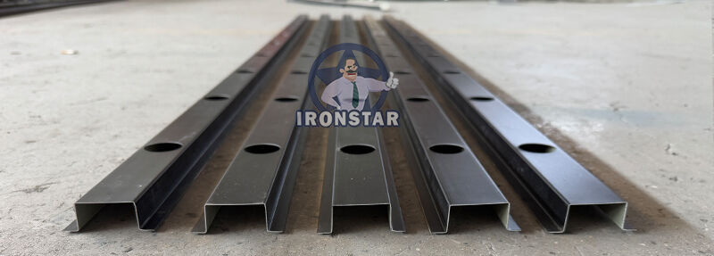 “USA Popular Automatic Punching Holes Omega & U Profile 2 In 1 Roll Forming Machine Galvanized Steel Cold Roll Former”